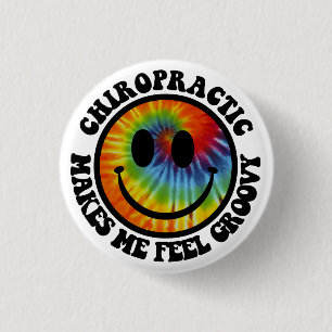 Badge Rond 2,50 Cm Bouton super de chiropractie