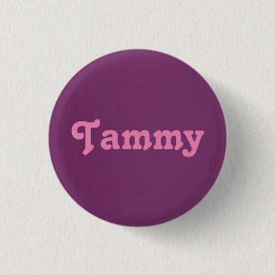 Badge Rond 2,50 Cm Bouton Tammy