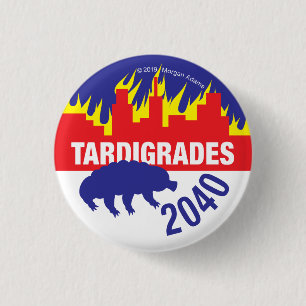 Badge Rond 2,50 Cm Bouton Tardigrades 2040