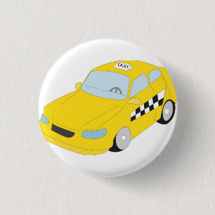 Badge Rond 2,50 Cm Bouton Taxi