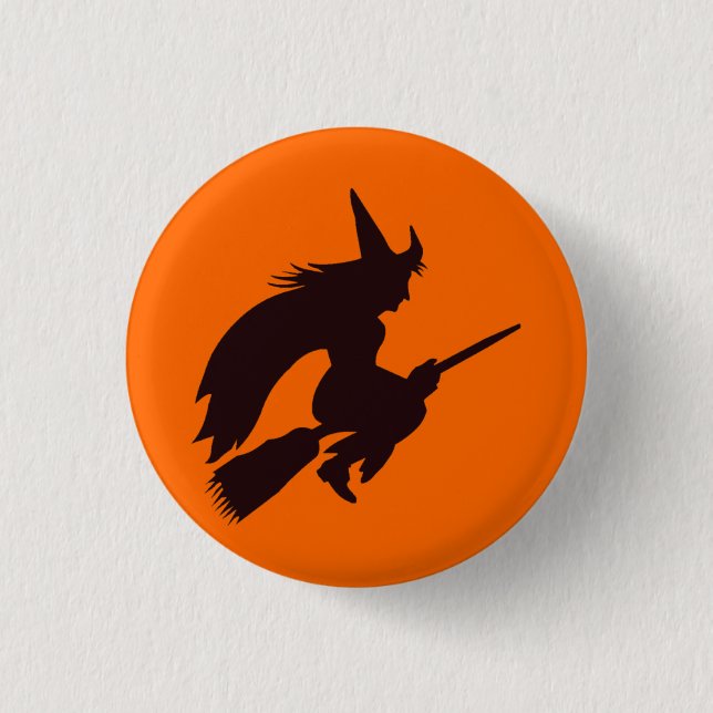 Badge Rond 2,50 Cm Bouton traditionnel de sorcière (Devant)