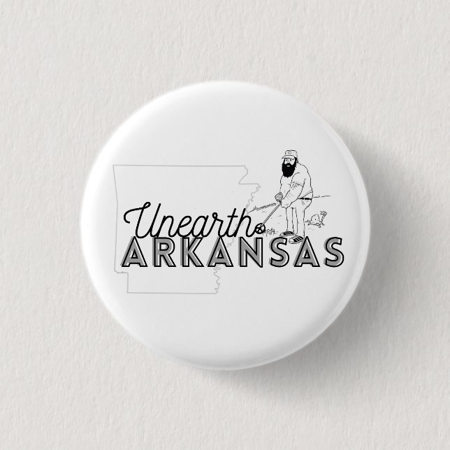 Badge Rond 2,50 Cm Bouton Uapproth Arkansas (Devant)