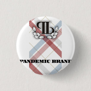 Badge Rond 2,50 Cm Bouton universel de plaid