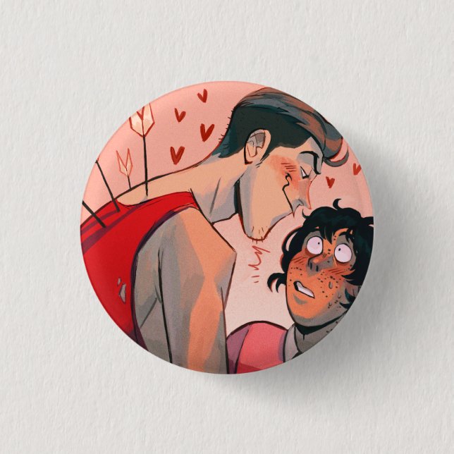 Badge Rond 2,50 Cm bouton vday de mitjo (Devant)
