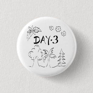 Badge Rond 2,50 Cm Bouton Verse de la Bible