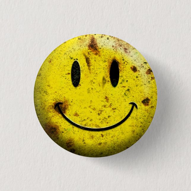Badge Rond 2,50 Cm Bouton Visage sale (Devant)