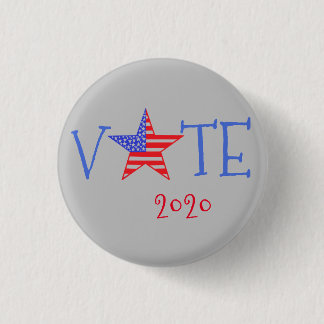 Badge Rond 2,50 Cm Bouton Vote 2020