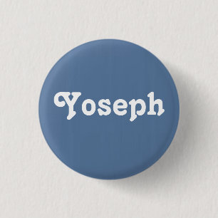 Badge Rond 2,50 Cm Bouton Yoseph