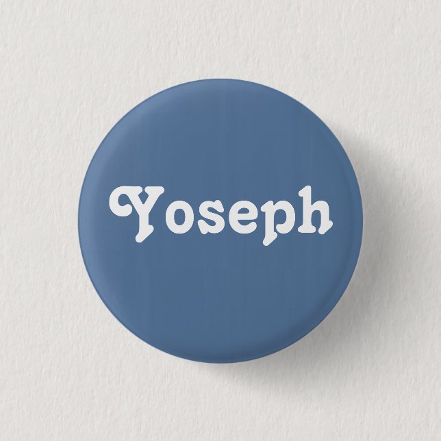 Badge Rond 2,50 Cm Bouton Yoseph (Devant)