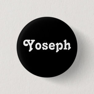Badge Rond 2,50 Cm Bouton Yoseph