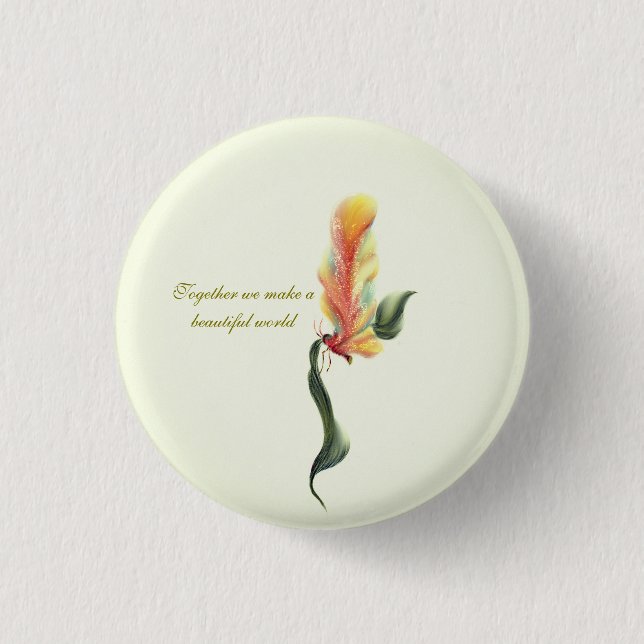 Badge Rond 2,50 Cm Boutons (Devant)