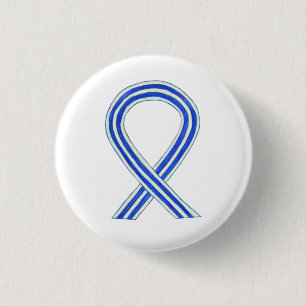 Badge Rond 2,50 Cm Boutons ALS personnalisés pour le ruban de sensibi