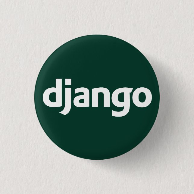 Badge Rond 2,50 Cm Boutons de Django (Devant)