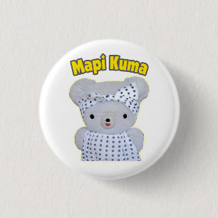 Badge Rond 2,50 Cm Boutons de Mapi Kuma