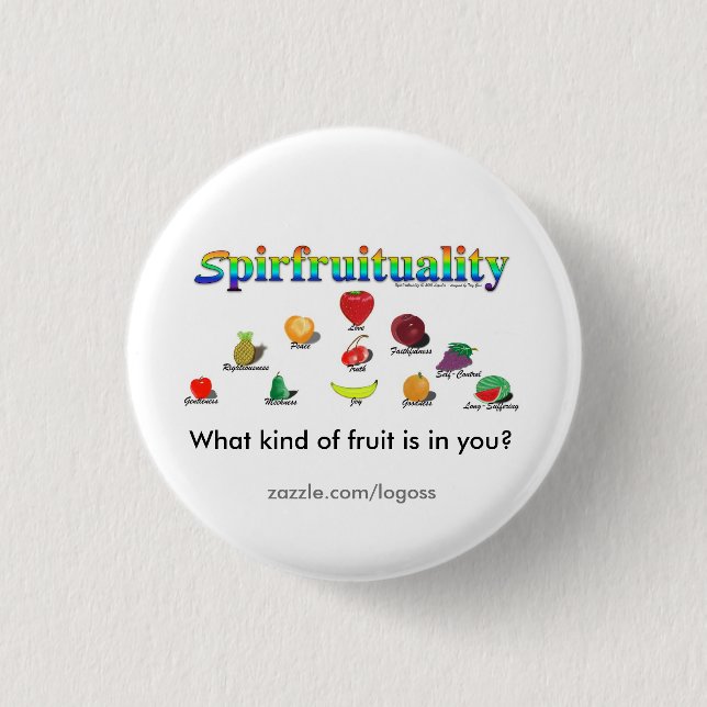 Badge Rond 2,50 Cm Boutons de spiritualité (Devant)