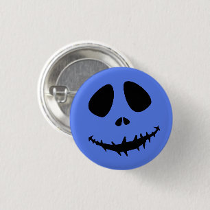 Badge Rond 2,50 Cm Boutons d'Halloween, Grimace Déplaisante Halloween