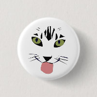boutons mignons de chat