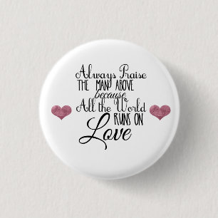 Badge Rond 2,50 Cm boutons religieux d'énonciation