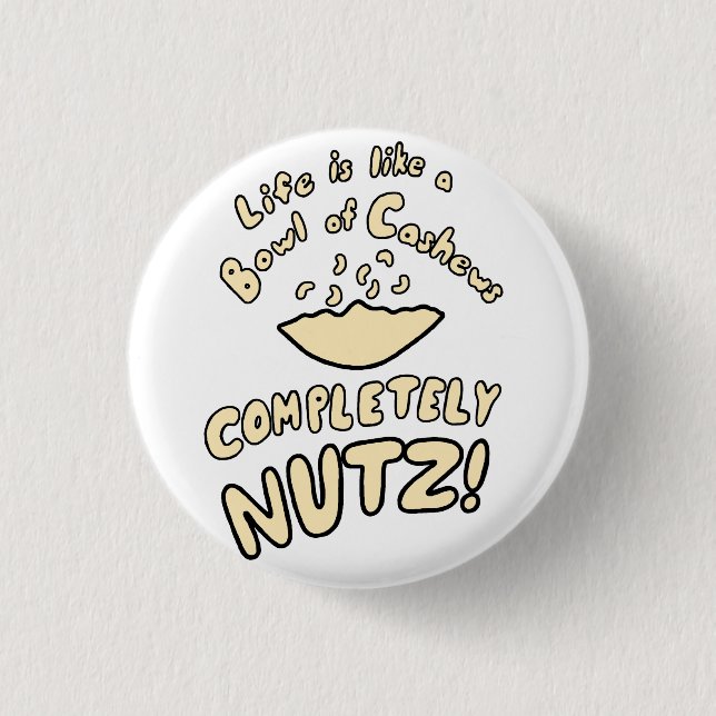 Badge Rond 2,50 Cm Bowl of Cashews (Devant)