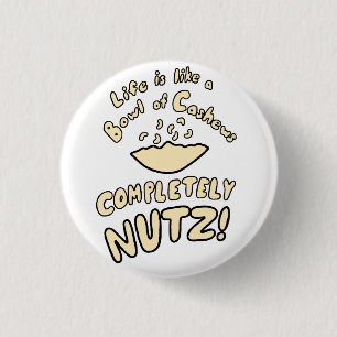 Badge Rond 2,50 Cm Bowl of Cashews