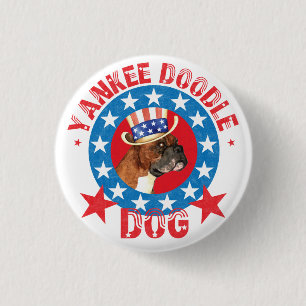 Badge Rond 2,50 Cm Boxe patriotique
