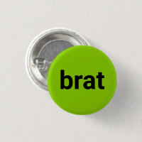 Brat typographie moderne noir chaux vert cool