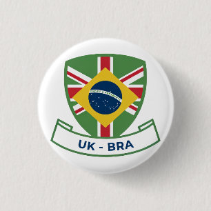 Badge Rond 2,50 Cm Britanno-brésilien
