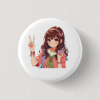 Badge Rond 2,50 Cm Broche (Botton) Ohayo