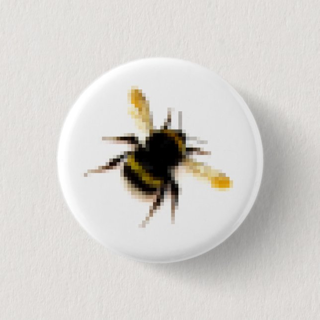 Badge Rond 2,50 Cm Bumblebee. (Devant)
