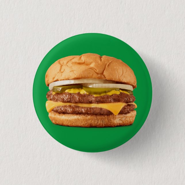 BADGE ROND 2,50 CM BURGER PLUS 2 (Devant)