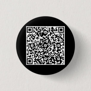 Badge Rond 2,50 Cm Button à code QR propre