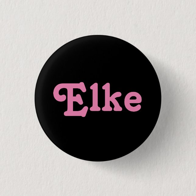Badge Rond 2,50 Cm Button Elke (Devant)