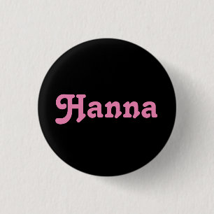 Badge Rond 2,50 Cm Button Hanna