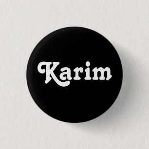 Badge Rond 2,50 Cm Button Karim