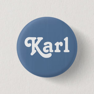 Badge Rond 2,50 Cm Button Karl