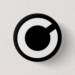 Badge Rond 2,50 Cm C pour le bouton de boulet de canon