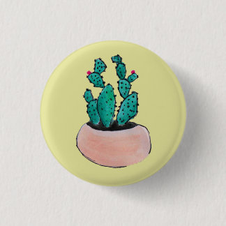Badge Rond 2,50 Cm Cactus
