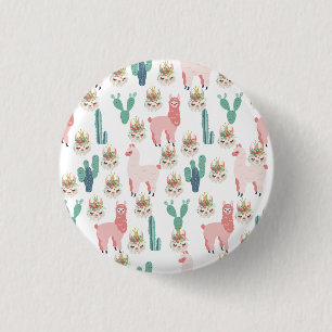 Badge Rond 2,50 Cm Cactus vert