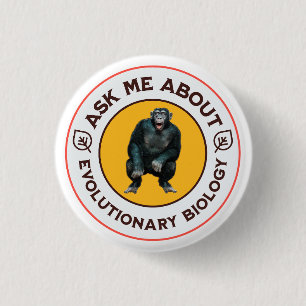 Badge Rond 2,50 Cm Cadeau d'humour de nerd sur l'évolution drôle de b