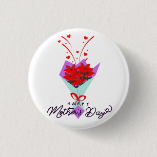 BADGE ROND 2,50 CM CADEAU FÊTE DES MÈRES