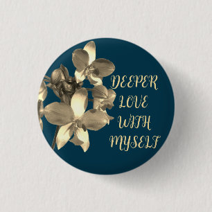 BADGE ROND 2,50 CM CADEAU FLEUR MAMAN, GRAND-MÈRE, FILLE, AMANT DE BO