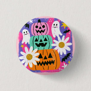Badge Rond 2,50 Cm Cadeau Halloween Couleurs Amusantes