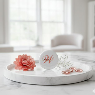 Badge Rond 2,50 Cm Cadeau personnalisé avec monogramme personnalisé