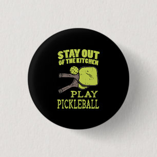 Badge Rond 2,50 Cm Cadeaux Pickleball