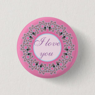 Badge Rond 2,50 Cm Cadeaux sucrés et favorise le design floral