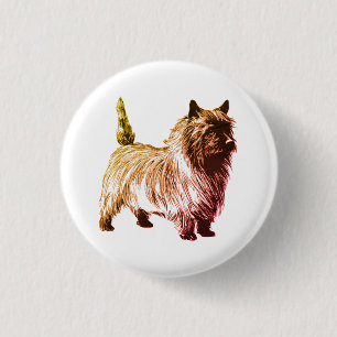 Badge Rond 2,50 Cm Cairn Terrier