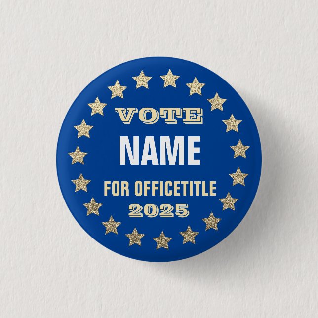 Badge Rond 2,50 Cm Campagne personnalisée (Devant)