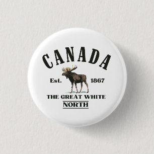 Badge Rond 2,50 Cm Canada