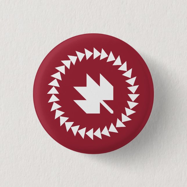 Badge Rond 2,50 Cm Canadiens au bouton de QuiltCon (Devant)