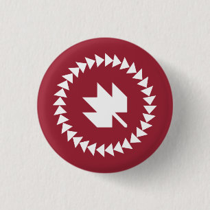Badge Rond 2,50 Cm Canadiens au bouton de QuiltCon